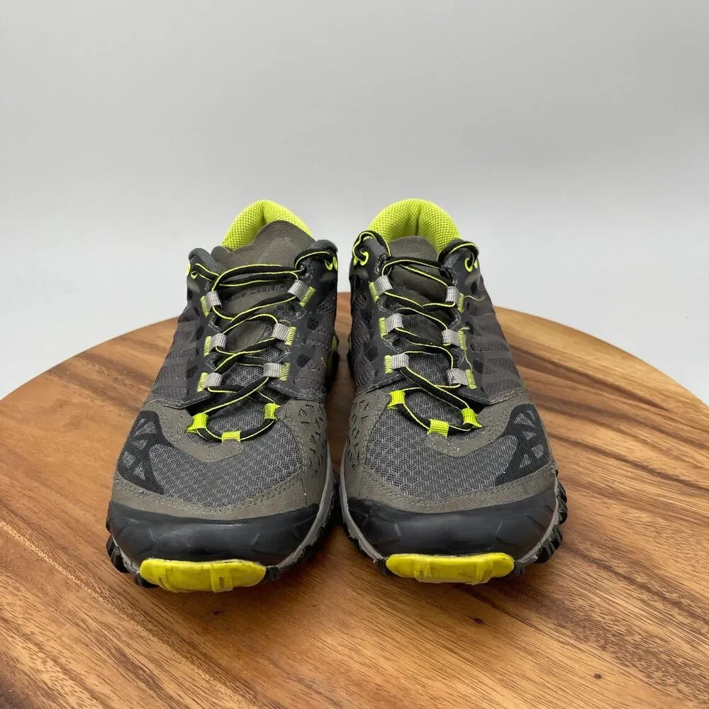 La Sportiva Bushido Shoes Mens Size 9 Gray Yellow Trail Running Comfort Hiking